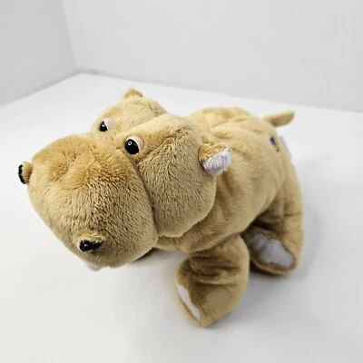Ganz Webkinz Mud Hippo Plush Tan HM384 Stuffed Animal Toy NO CODE - Image 1 of 4