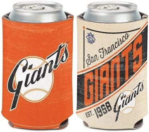 San Francisco Giants Retro Logo Can Koozie (1) Holder Collapsible 2 sides Cover