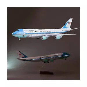 1/150 Scale Diecast Airplane US Airlines Boeing 747 Air Force Planes Model 18... - Picture 1 of 9