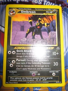 POKEMON NEO DISCOVERY (◕‿◕✿) ENGLISH UMBREON 32/75 RARE UNLIMITED MINT - Picture 1 of 6