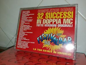 Festivalbar 98 - Compilation Rossa 1998 MC K7 Tape Ottimo