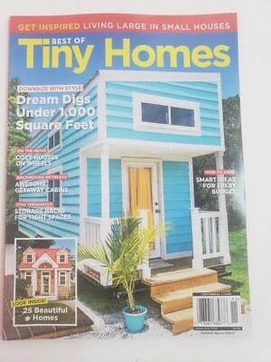 Tiny Homes Magazine January 2022 Smart Ideas For Every Budget, Tight Spaces - Image 1 of 4