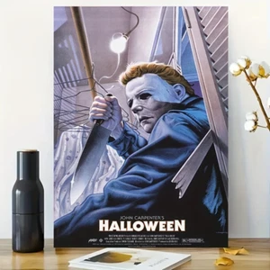 Halloween Michael Myers Poster on Canvas Unframed 20x30cm Free Post - Picture 1 of 5