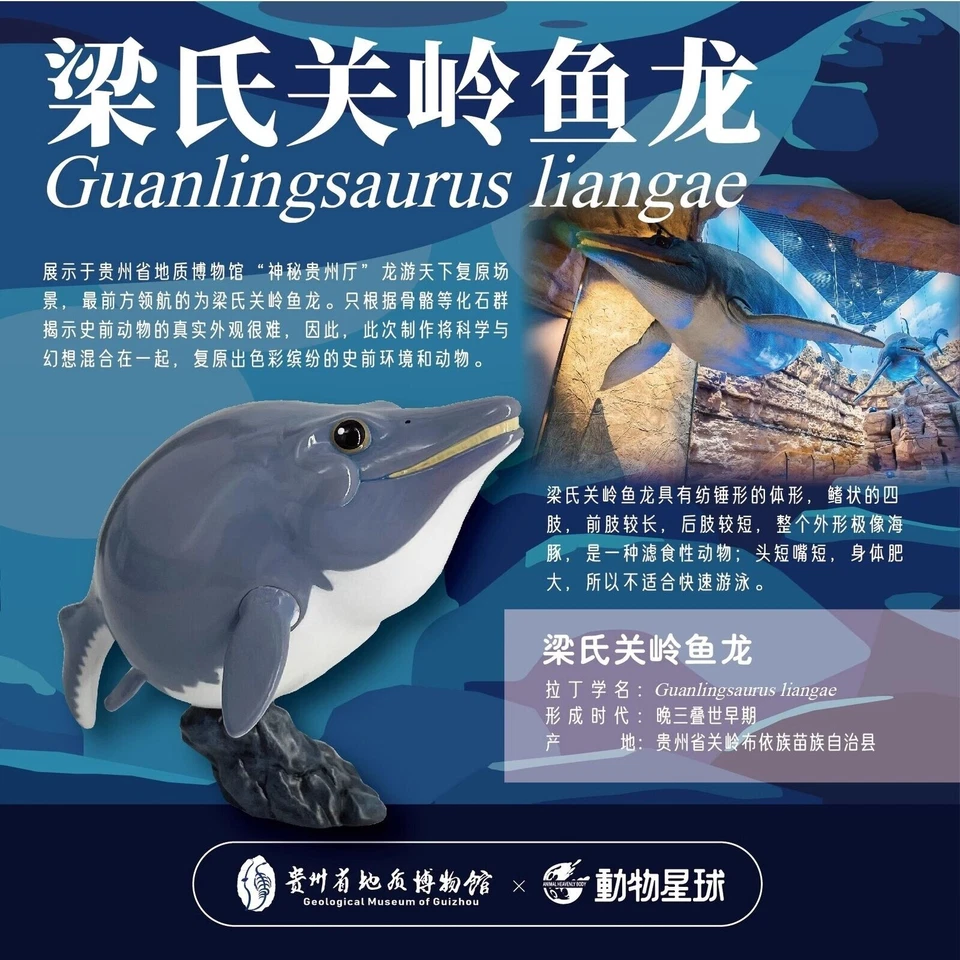 CUERPO CELESTIAL ANIMAL Guanlingsaurus Liangae Figura Modelo Animal Adulto Niños Juguetes Foto 1 de 1