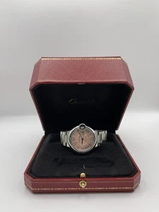 Cartier Ballon Bleu Ref. 4373 in Edelstahl Automatik Salmon Dial - Bild 1 von 6