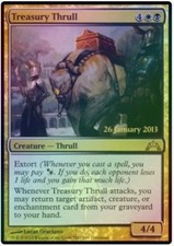 1 x Treasury Thrull - Foil - Prerelease - Gatecrash - LP-Magic The Gathering-MTG