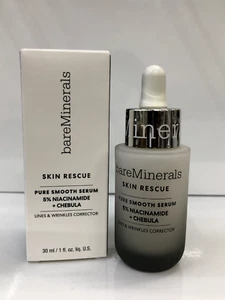 bareMinerals Skin Rescue Pure Smooth Serum with 5% Niacinamide and Chebula 1 oz - Picture 1 of 1
