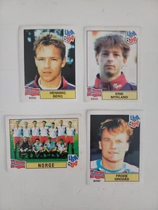 WM World Cup 1994 4x Norway Sticker - Panini Brazil Version rar Team - Bild 1 von 2