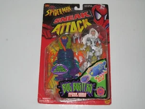 TOY BIZ 1998/MARVEL SPIDER-MAN SNEAK ATTACK: FIGURA DE ACCIÓN SILVER SABLE - Imagen 1 de 2