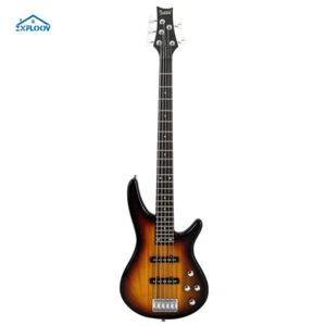 GIB Electric 5 String Bass Guitar - Sunset Color with Bag, Strap & Tools - Picture 1 of 23