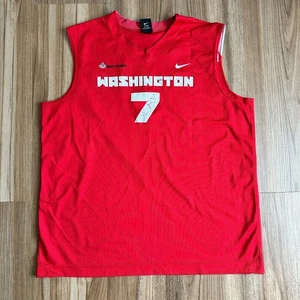 Vintage Nike Team Foot Locker Washington Basketball #7 Jersey Sz XXLT Pro City - Picture 1 of 9