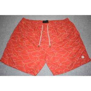 Scotch & Soda gefütterte Badehose Shorts Herren Größe XL orange 7" Schrittlänge  - Bild 1 von 7