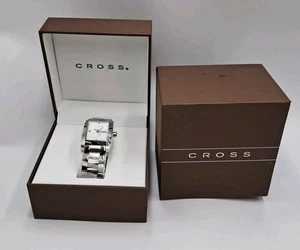 CROSS Men's Dress Watch with Stainless Steel Band - NEW - Needs Battery - Picture 1 of 6