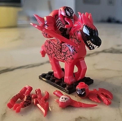 Веном Marvel Spiderman красный с лошадью, Веном большая фигурка. - Изображение 1 из 4