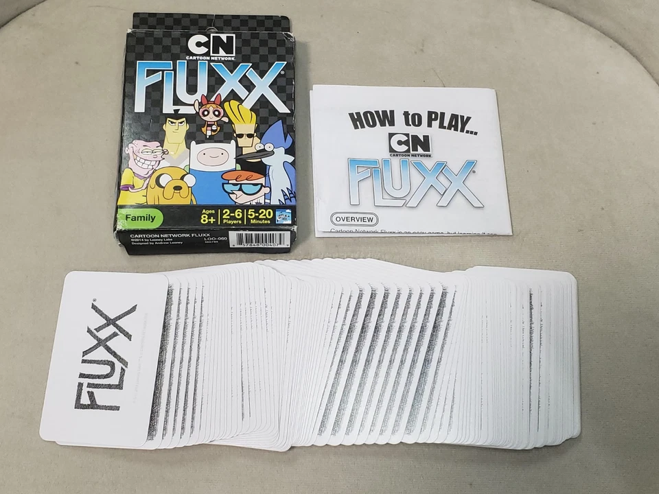 CARTOON NETWORK FLUXX Card Game - Looney Labs - 2014 - Image 1 of 4