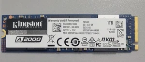 Kingston A2000 1 TB Solid State Drive - M.2 2280 NVMe - FAST S/H!! - Afbeelding 1 van 2