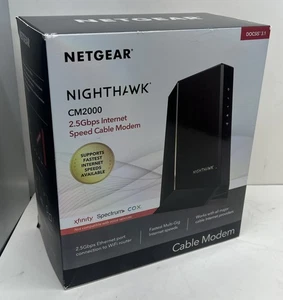 Netgear Nighthawk CM2000 2.5Gbps DOCSIS 3.1 Cable Modem – Fast! - Picture 1 of 7
