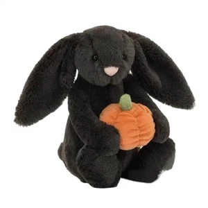 Jelly Cat Halloween Bashful Pumpkin Bunny Halloween Stuffed Animal Bunny - Picture 1 of 7