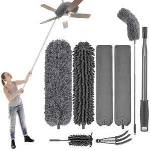 Dusters for Cleaning High Ceiling Fan, Microfiber Duster with Extension Pole ... - Picture 1 of 6