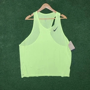Talla 2XL Nike AeroSwift Para hombres Dri-FIT ADV Camiseta para Correr 'Lemon Twist' FN4231-736 - Imagen 1 de 4
