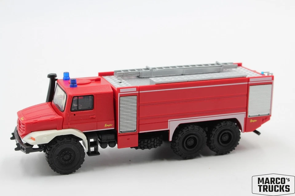 Herpa MB Mercedes Zetros Ziegler fire truck 1:87 /H25664 - Image 1 of 1