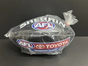AFL PREMIERSHIP SEASON SHERRIN GAME BALL BLACK AUSTRALIAN MADE LEATHER FOOTBALL - Picture 1 of 6