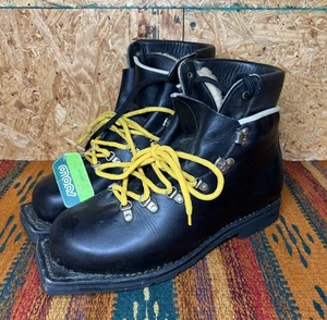 Stivali Asolo Sport Summit suola Vibram 3 pin pelle sci lana foderati uomo 9 nuovi con etichette - Foto 1 di 19