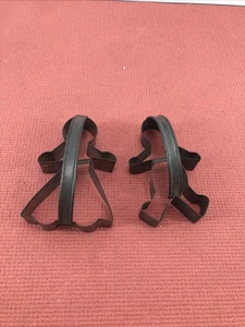 Vintage Metall Ausstechformen Lebkuchenmann im Schnee Engel - Bild 1 von 5