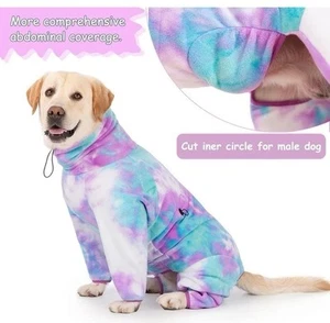 Warm Winter Dog Coats, 4-Leg Fleece Dog Clothes for Large and Medium Dogs L - Picture 1 of 5