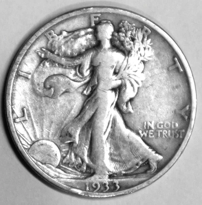 1933-S Walking Liberty Half Dollar - Very Fine - #7914D - Image 1 of 4