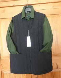 Mens Black Light Padded Gilet Size Medium F&F - Picture 1 of 12