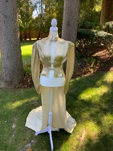 Top conjunto boda años 30 - satén líquido - años 30 - chaqueta boda vintage - Imagen 1 de 10