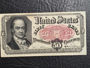 High Grade Series of 1875 Fifth Ed. 50 Cent Fractional Currency, FR 1380 - Picture 1 of 2