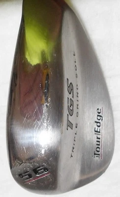 TOUR EDGE TRIPLE GRIND SOLE WEDGE 56* - TOUR EDGE STEEL SHAFT - WEDGE FLEX - Image 1 of 4