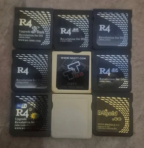 9 x verschiedene R4 Karten / Flash Cards - Nintendo DS, 3DS - Bild 1 von 1