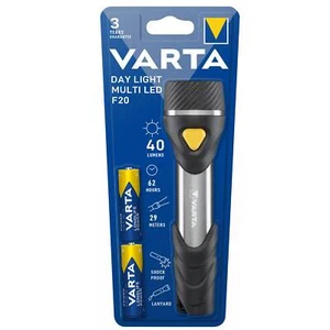 Varta 16632 LED Taschenlampe Day Light Multi LED F20 40lm inkl. 2x Batterien AA - Bild 1 von 2