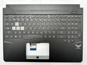 FOR Asus FX505DD Palmrest Keyboard LED US-International - Picture 1 of 2