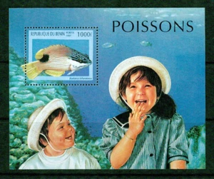 BENIN - 1997 – FISHES – S/S VF ** - Bild 1 von 1