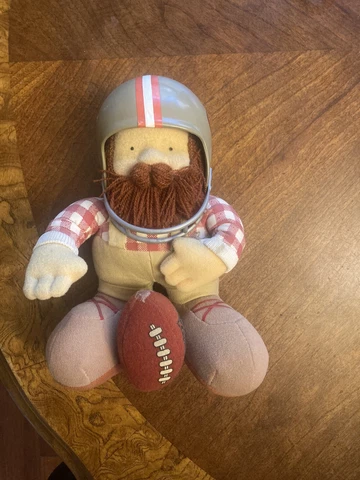 Vintage 1983 NFL Huddles San Francisco 49ers Plush Football Miner Mascot 8” READ Cover