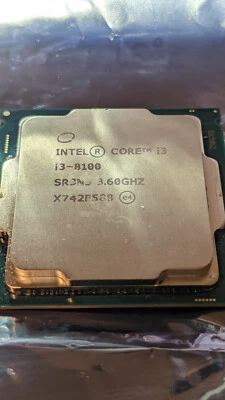 * Sale * i3-8100 3.6GHz CPU LGA1151 works perfectly - Image 1 of 2