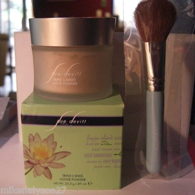 Sue Devitt Triple C-Weed loose powder Tanami .89 oz & Powder brush - Image 1 of 2