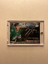 20-21 UD SPX - Black Obsidian Scripts - Jason Robertson- Dallas Stars- Auto