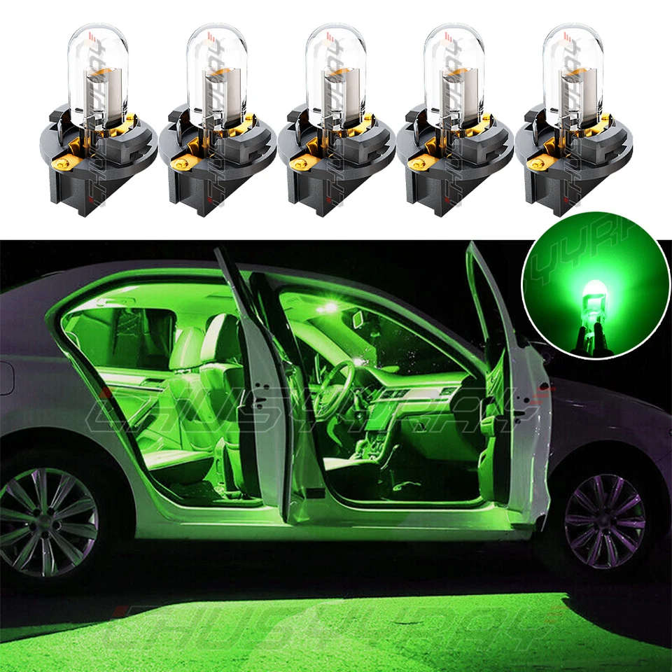 LED Green Lights Bulbs For Mazda 2 3 5 6 CX-3 CX-5 CX-7 CX-9 BT-50 MX-5 RX-8 - Image 1 of 4
