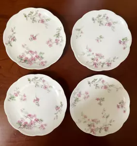 Haviland Limoges rosa Rosen oder Blumen 6,25" Brotteller - Bild 1 von 2