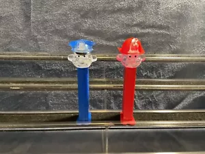 Pez Crystal Fireman and Policeman, Limited Edition, Mail Order Only - Picture 1 of 5