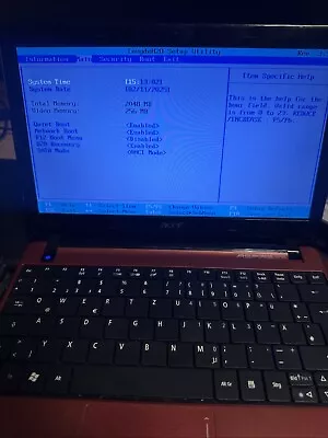 Acer Aspire One 722  4GB RAM * 320 GB HDD*  WLAN, HDMI, WIN 10 WEBCAM Gebraucht - Bild 1 von 4