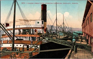Postkarte Laden Weizen automatische Förderbänder Portland Oregon geteilt hinten nicht verschickt - Bild 1 von 2