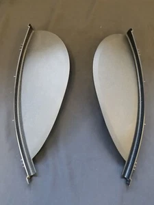 DASH END CAP COVERS LEFT & RIGHT SIDES BLACK BMW 323i 325i 328i 330i 335i - Picture 1 of 6