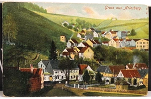 PC ~ Greetings from Arlesberg ~ 1917 ~ RARE German Postcard - Picture 1 of 2