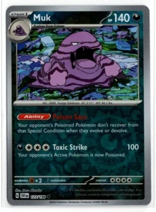 Pokemon Scarlet Violet Base SV1 Reverse Holo 127/198 Muk - Bild 1 von 1